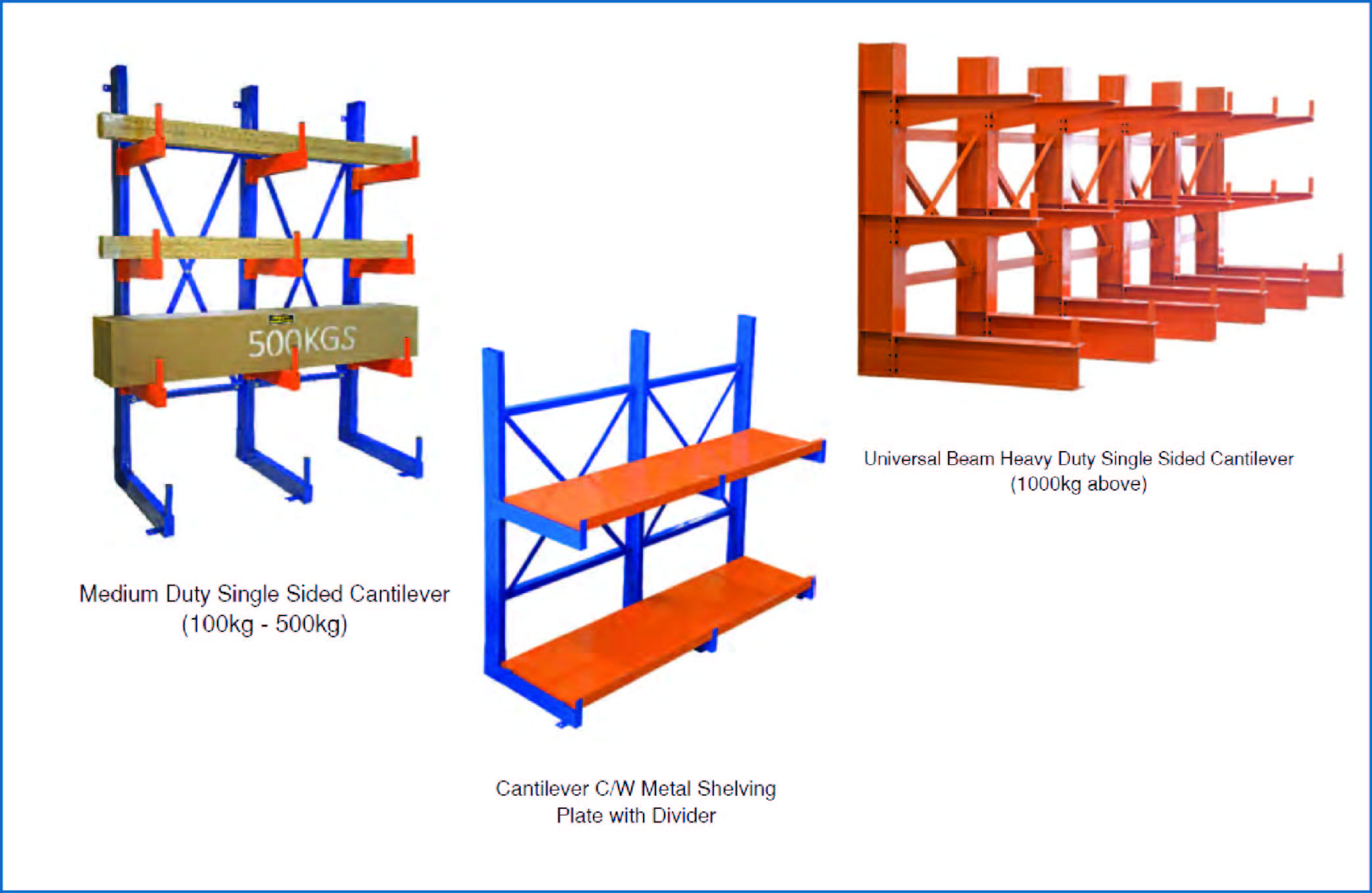 TTF Cantilever Rack Warehouse Racking System Heavy Duty Rack